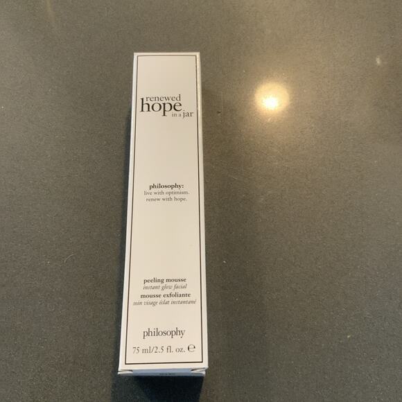 Philosophy Hope In A Jar Instant Glow Peeling Mousse 2.5oz / 75ml New In Box - Picture 1 of 4